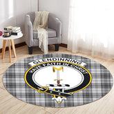 Glendinning Tartan Crest Round Rug